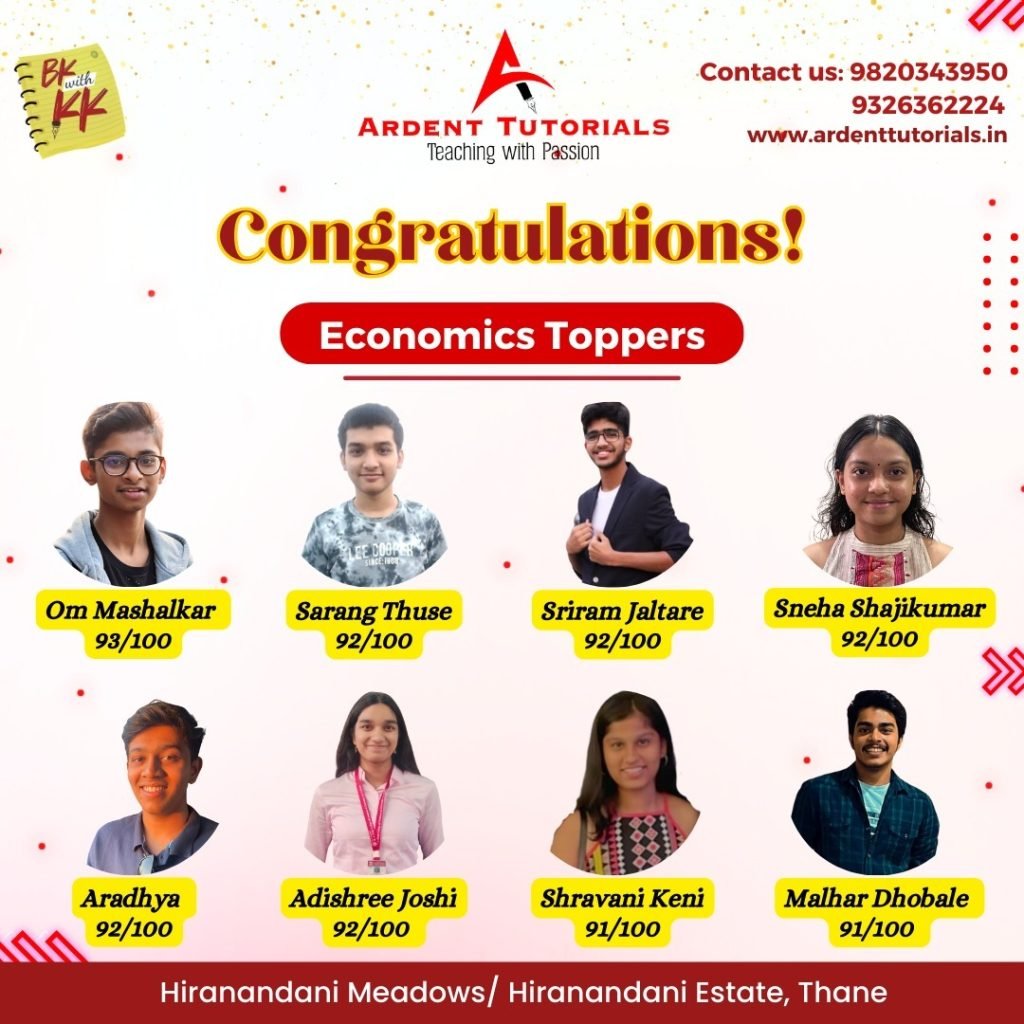 economics topper