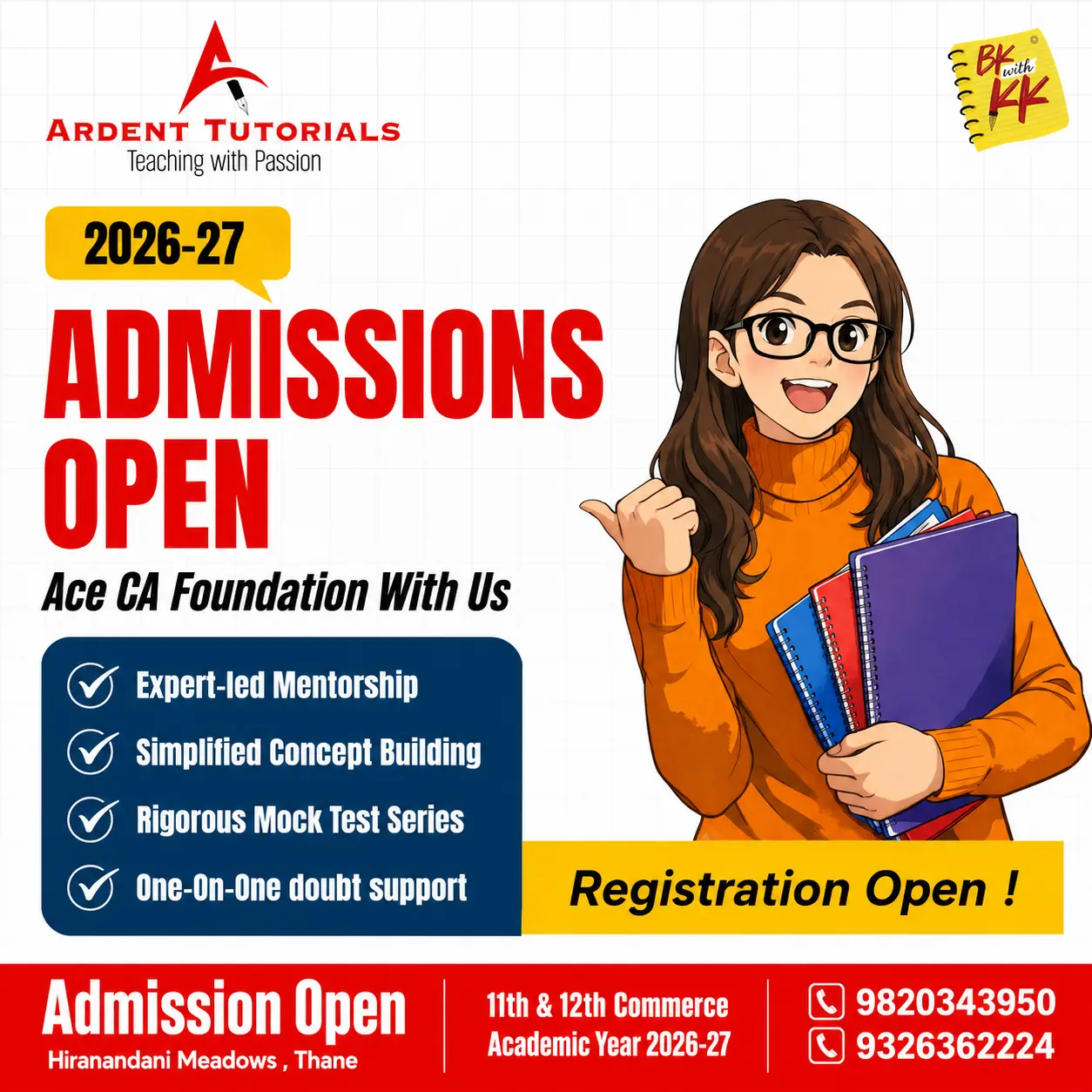 CA Admission open