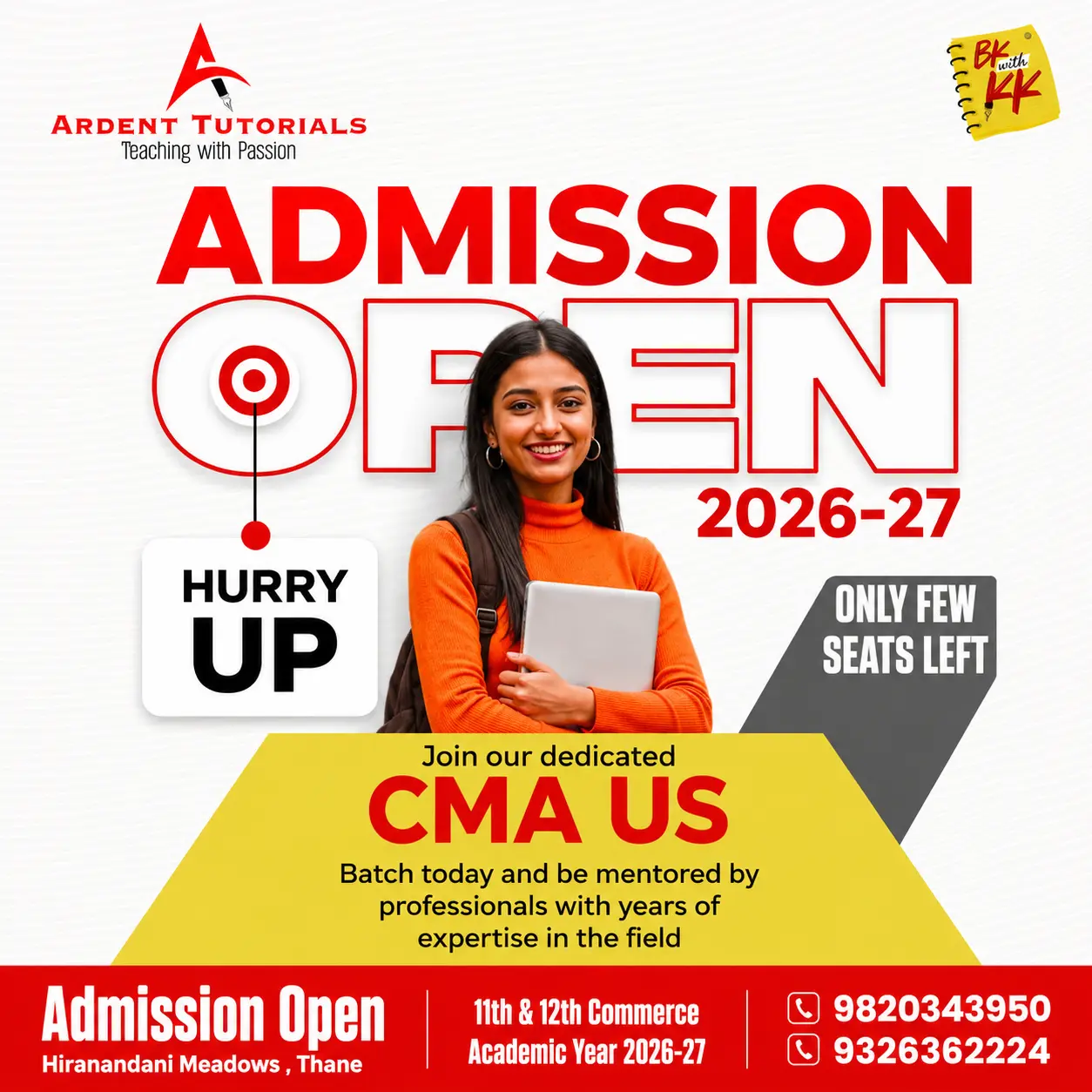 CMA US admission open